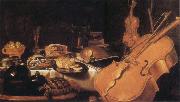 Still Life with Museum instruments, Pieter Claesz